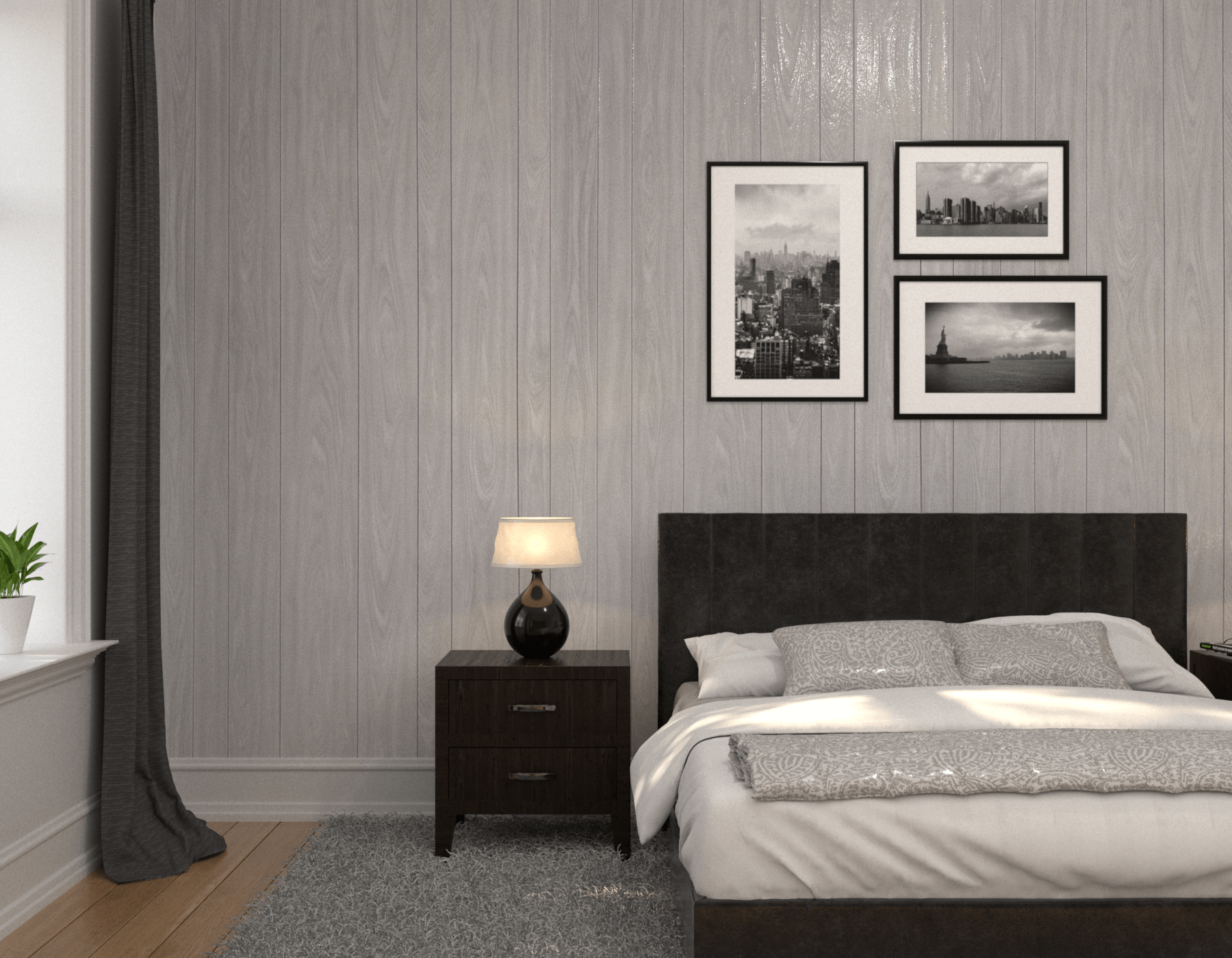 Bedroom Wood Summer Oak