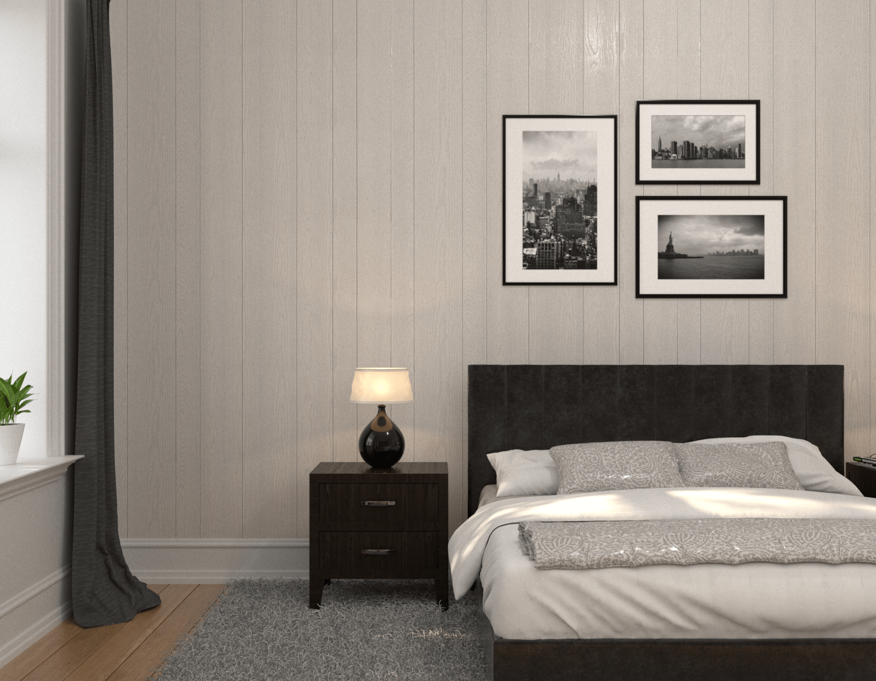 Bedroom Wood White Oak