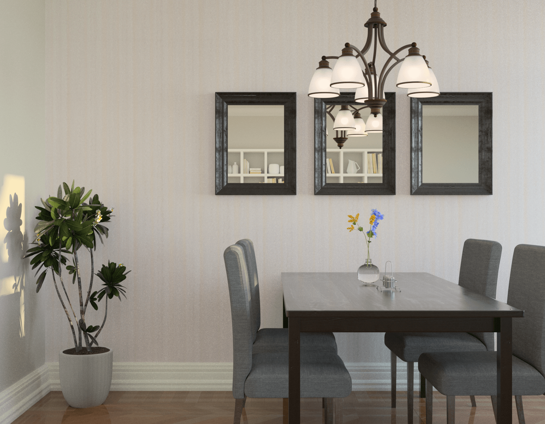 Dining Room Designer Sculptured Stripe