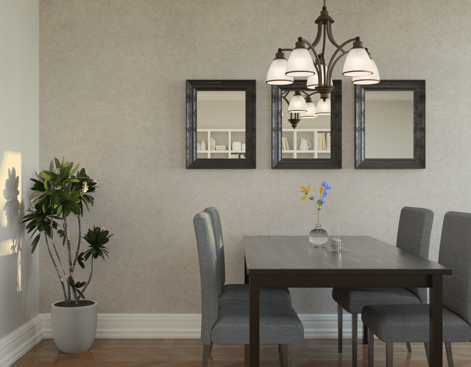 Dining Room Designer Smooth Concrete