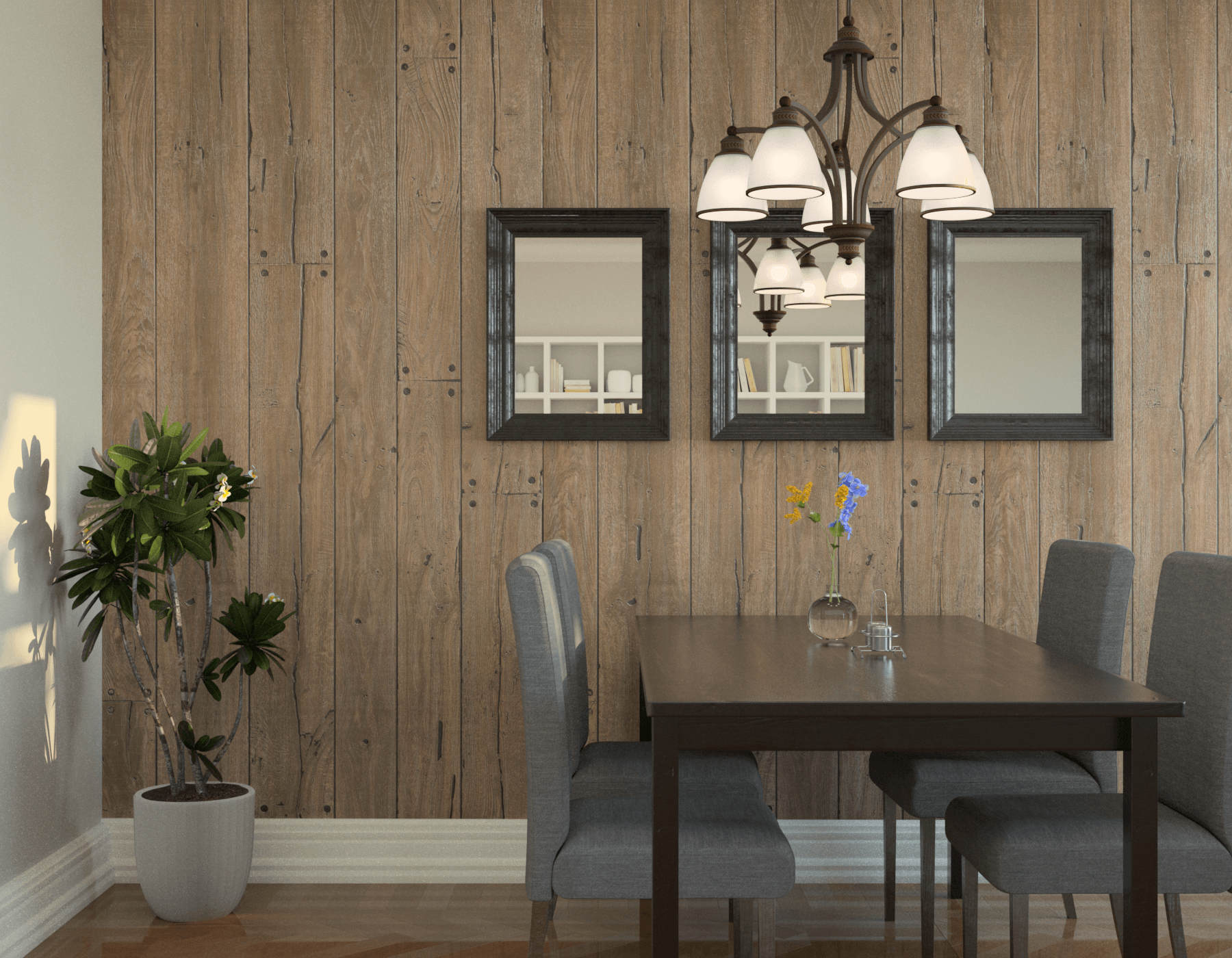 Dining Room Wood Caribou Oak