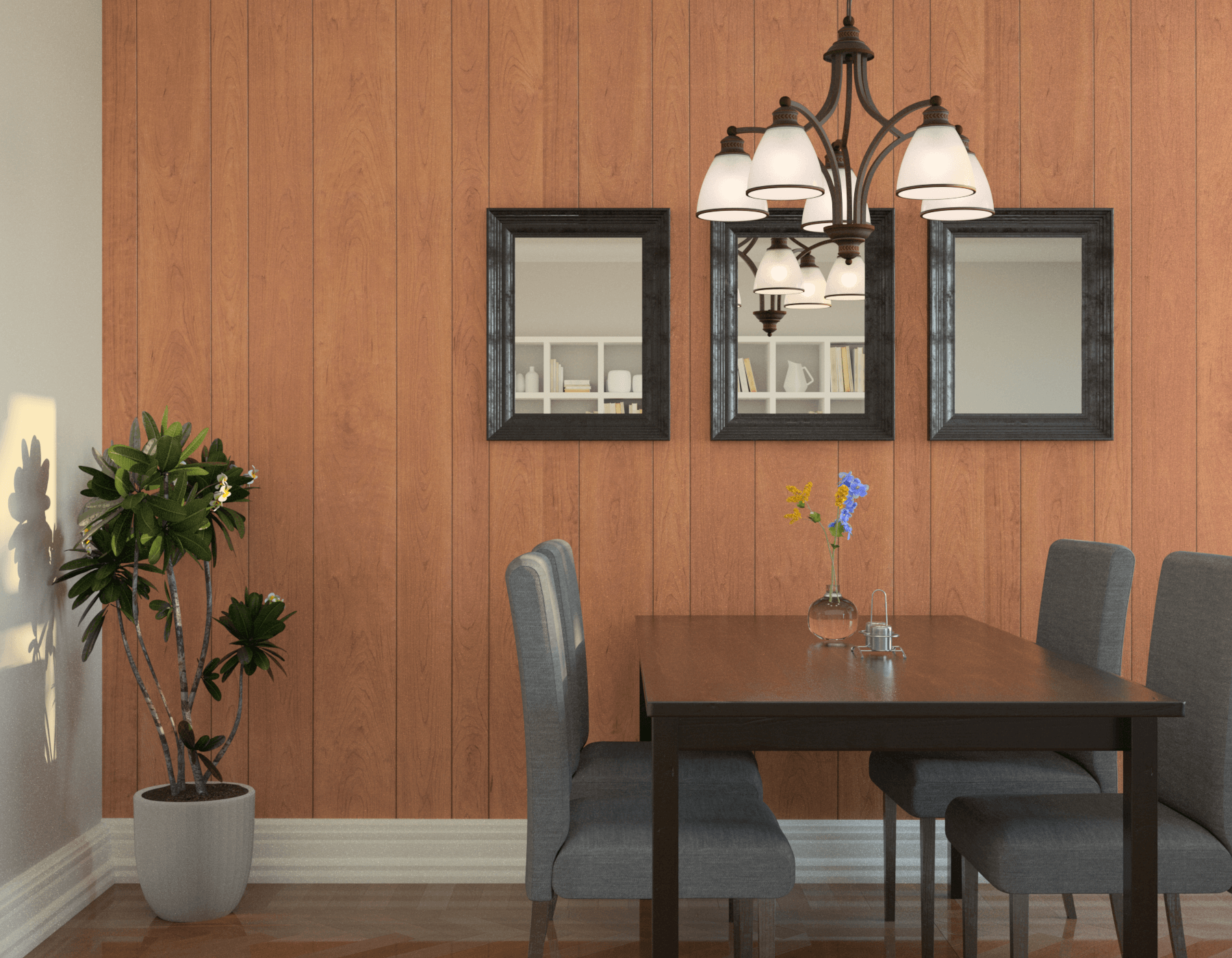 Dining Room Wood Fireside Cherry