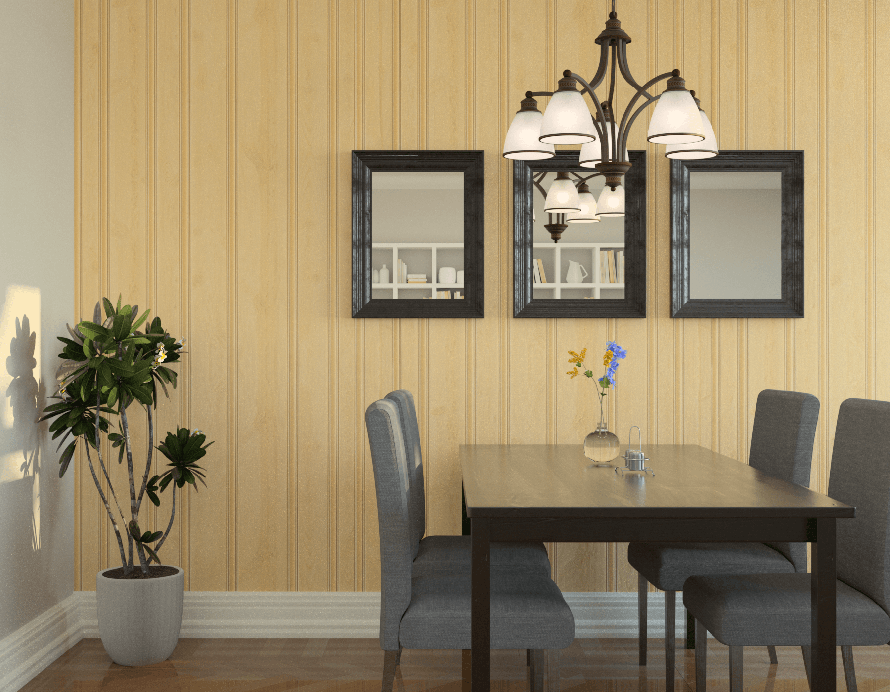 Dining Room Wood Honey Pine
