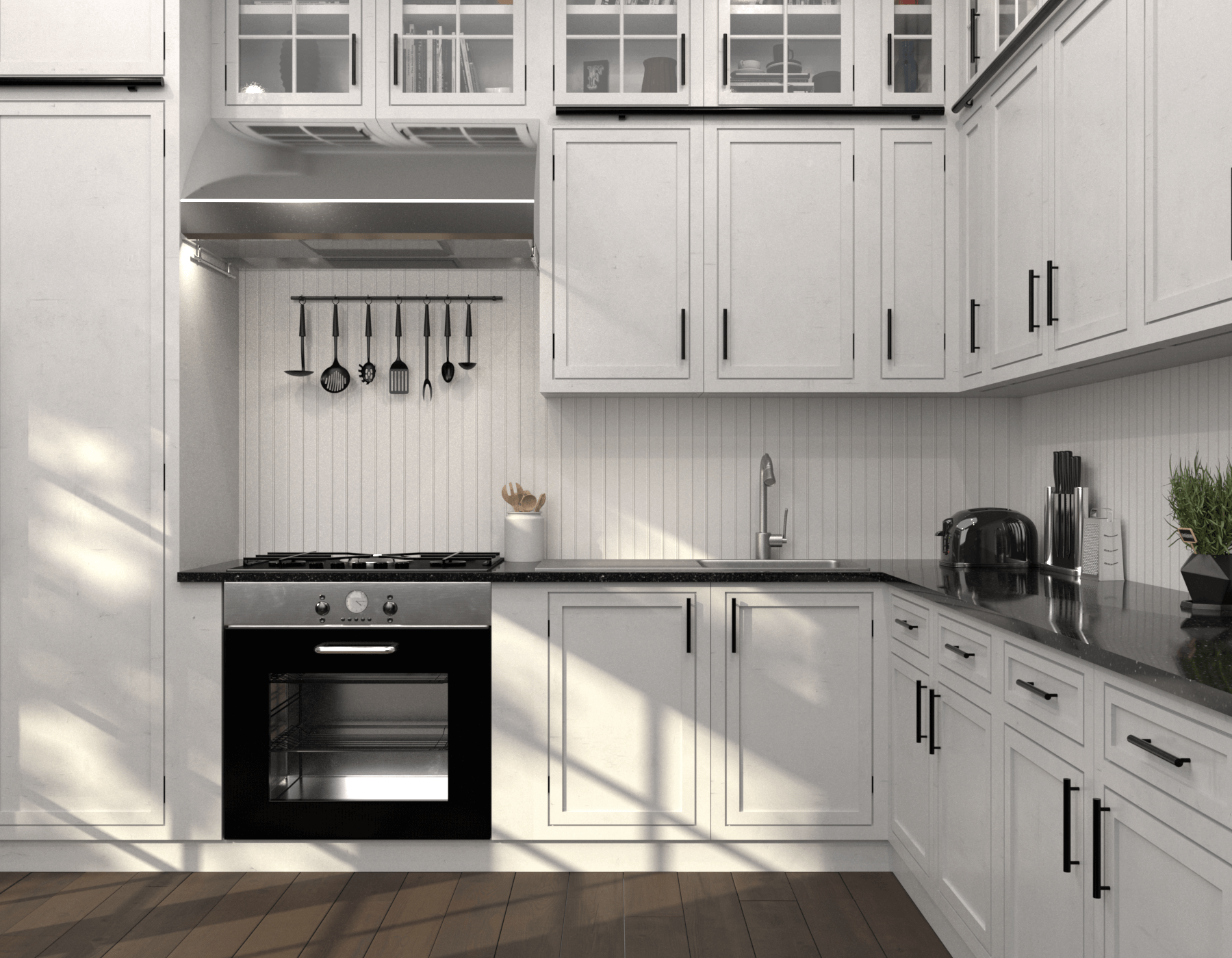 Kitchen Beadboard EZ Paintable