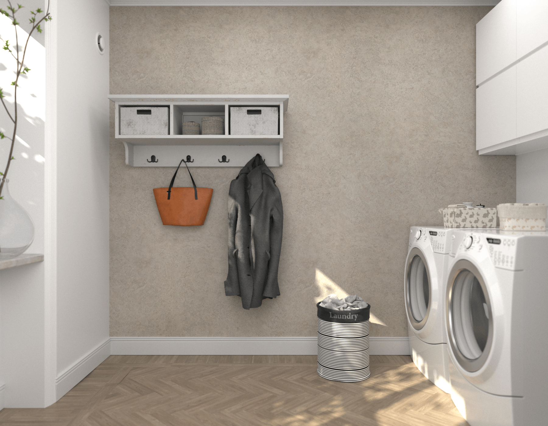 Laundry Designer Smooth Concrete