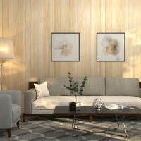 Living Room Wood Canyon Birch