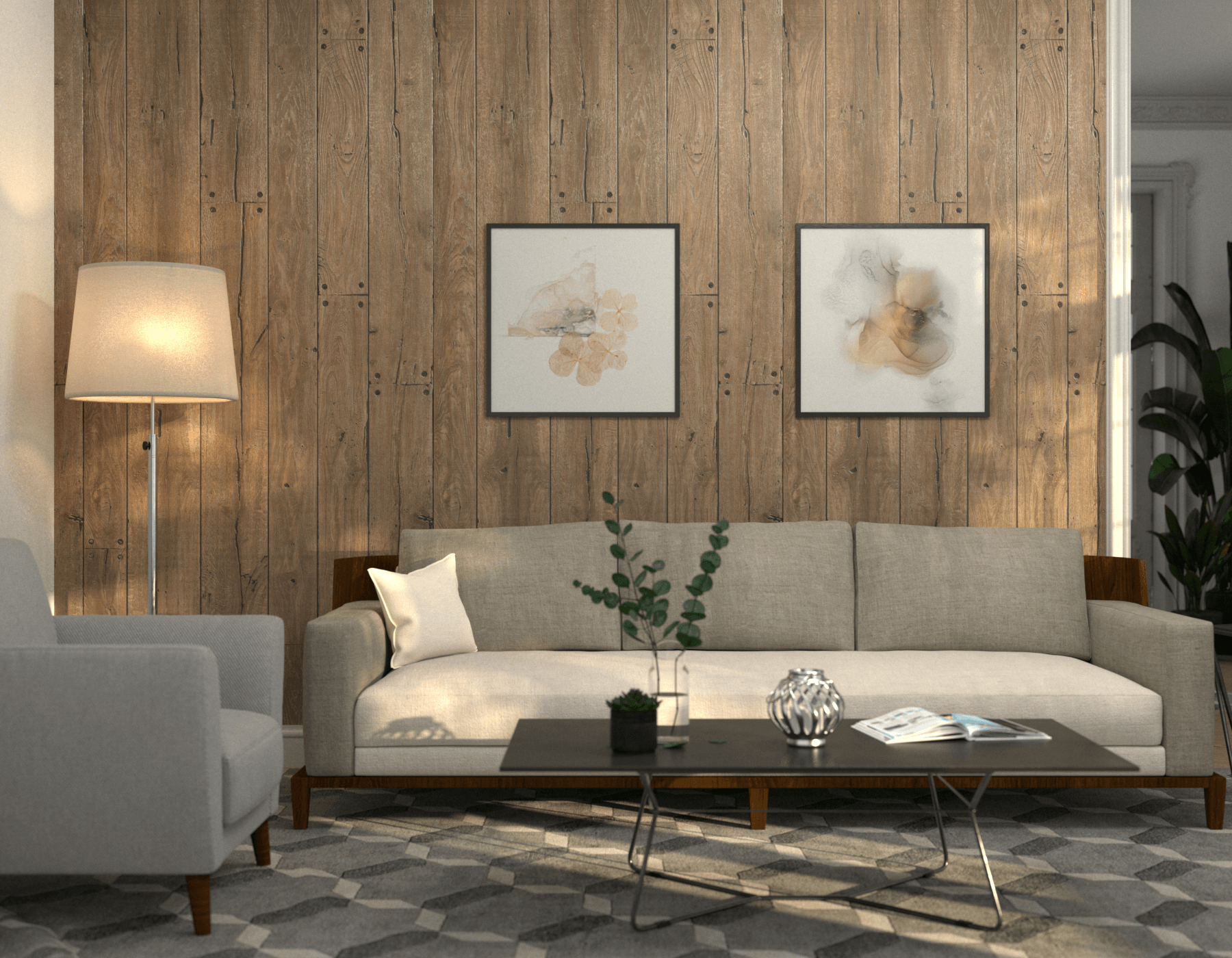 Living Wood Caribou Oak