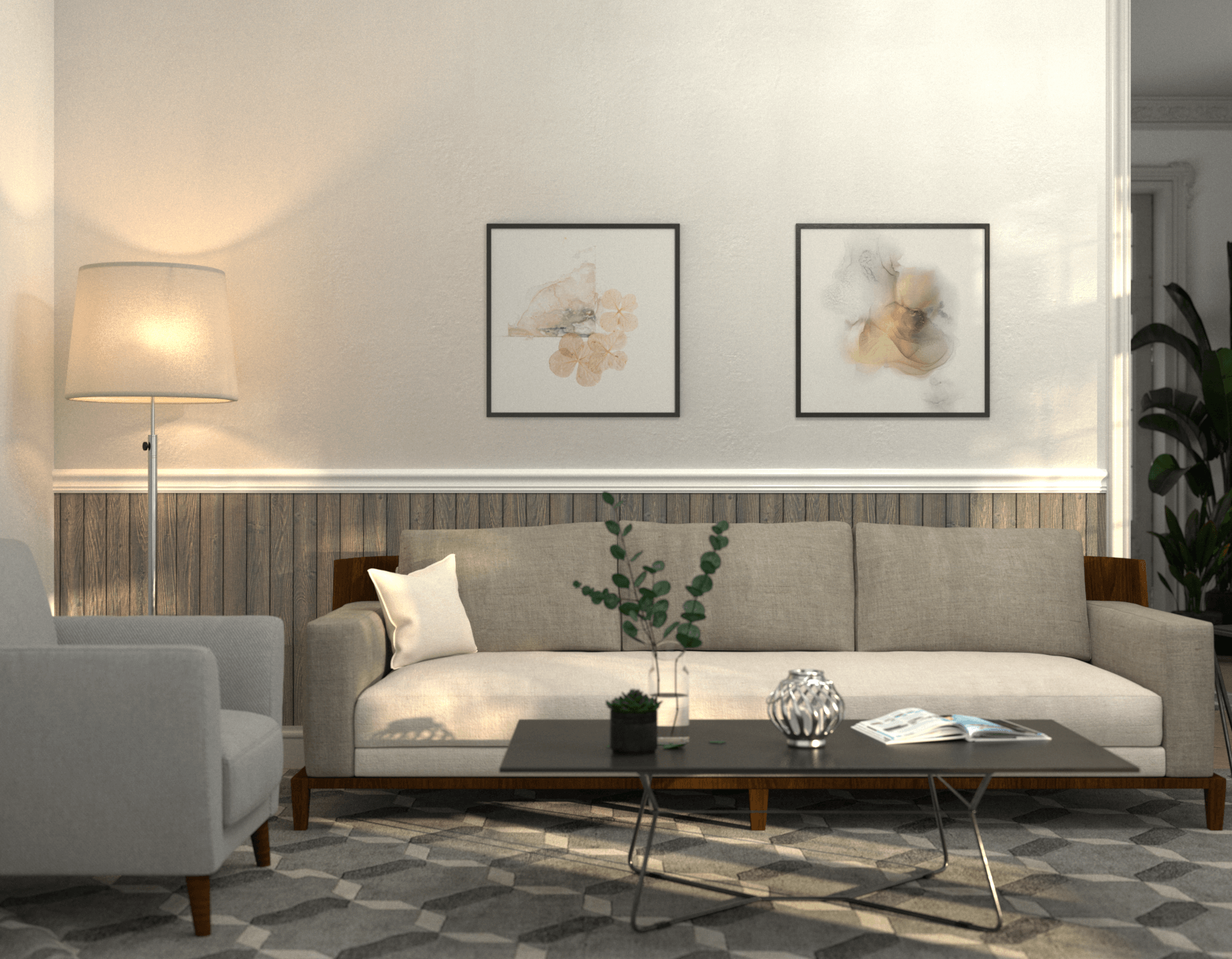 Living Room Wood Woodburn WC