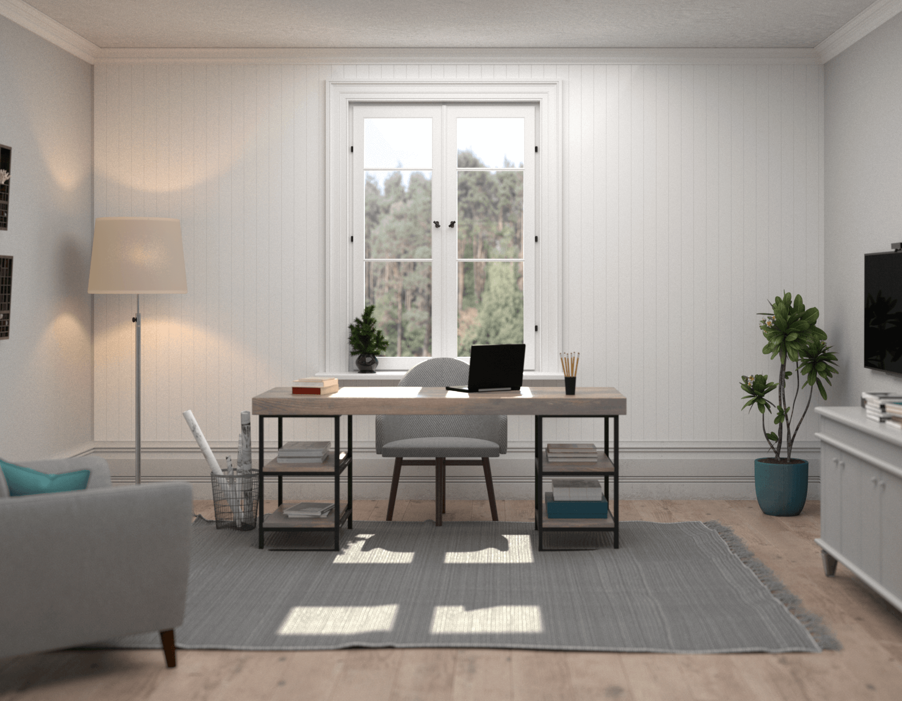 Office Beadboard Dover Plank