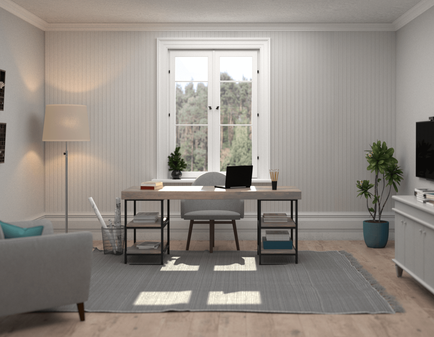 Office Beadboard EZ Paintable