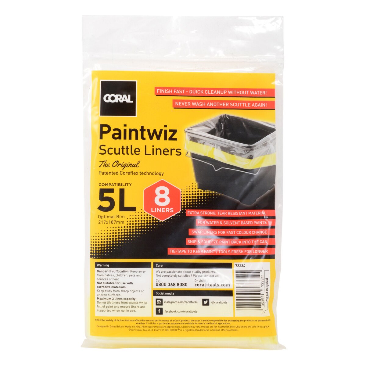 jt05881015-coral-paintwiz-scuttle-liner-pack-of-8-5l-scuttles-trays-38021