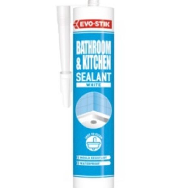 Evo-Stik Kitchen, Shower & Bath Sealant 310ml White